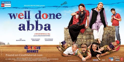 Well Done Abba - Indian Movie Poster