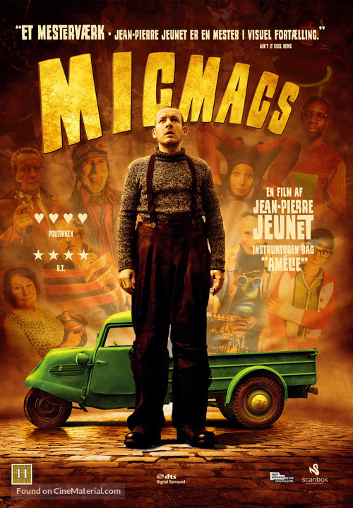 Micmacs &agrave; tire-larigot - Danish DVD movie cover