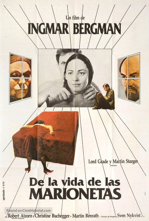 Aus dem Leben der Marionetten - Argentinian Movie Poster