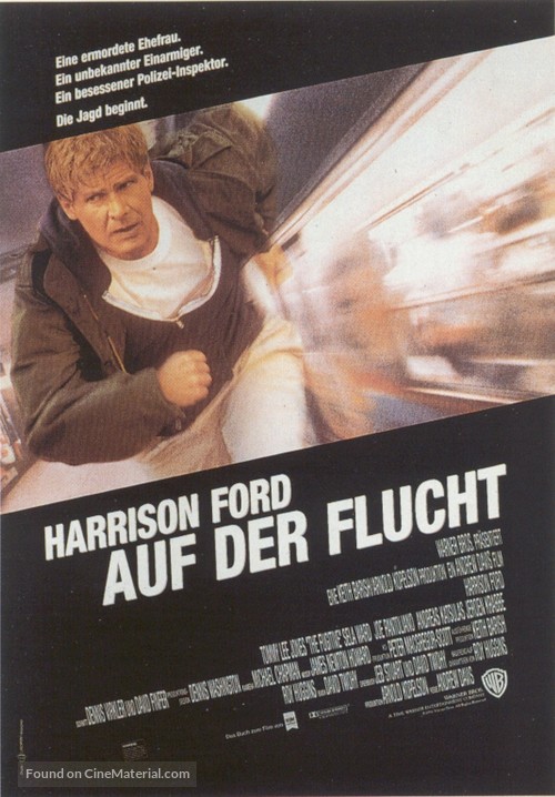 The Fugitive - German Movie Poster