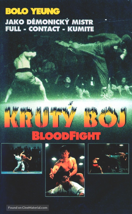 Bloodfight - Czech VHS movie cover