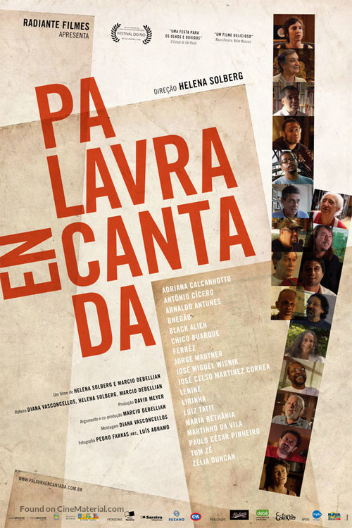 Palavra (en)cantada - Brazilian Movie Poster