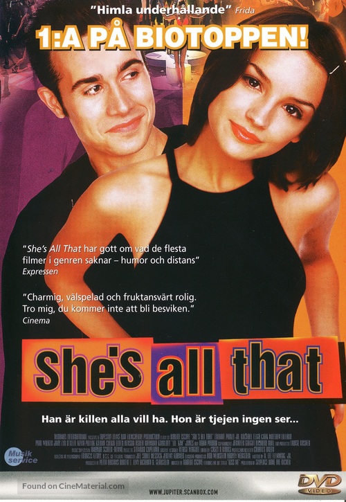 She&#039;s All That - Swedish DVD movie cover