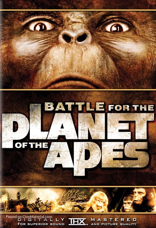 Battle for the Planet of the Apes - DVD movie cover