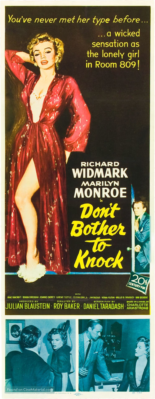 Don&#039;t Bother to Knock - Movie Poster