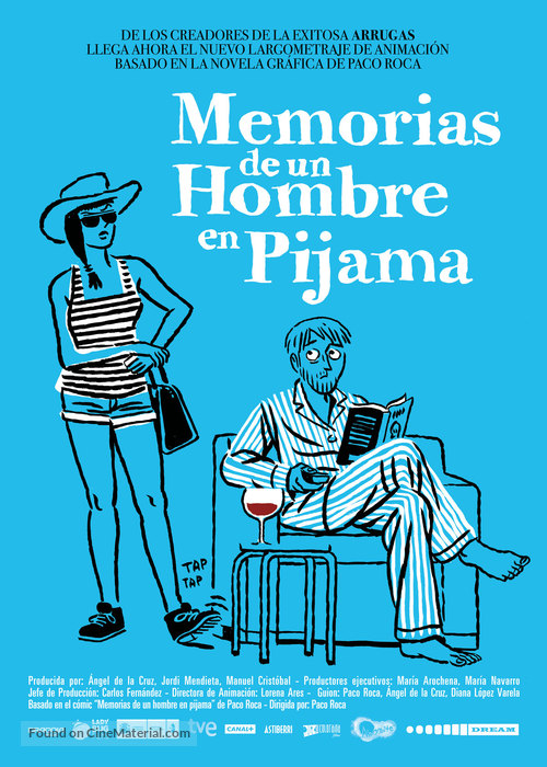 Memorias de un hombre en pijama - Spanish Movie Poster