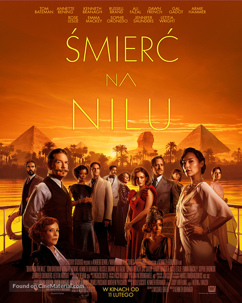 Death on the Nile - Polish Movie Poster