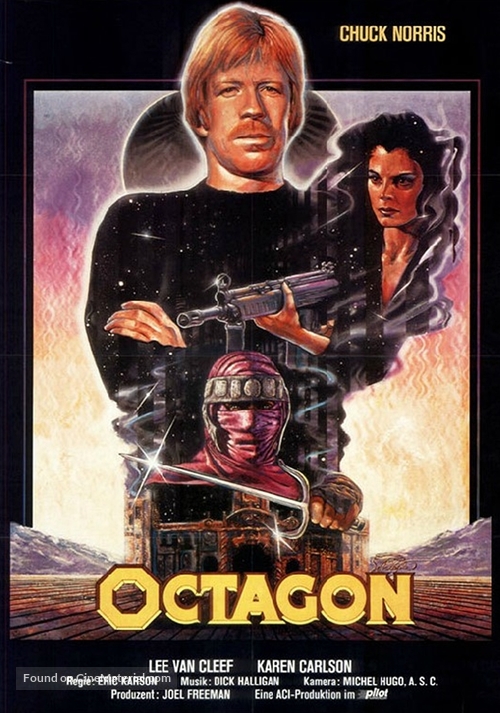 The Octagon - German Movie Poster