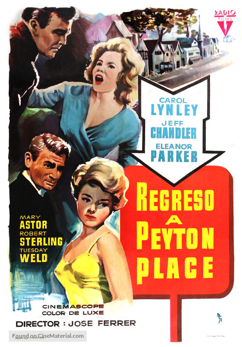 Return to Peyton Place - Spanish Movie Poster
