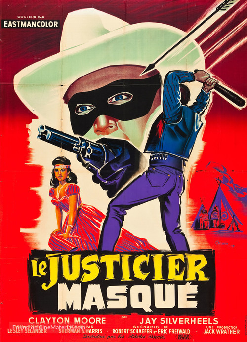The Lone Ranger and the Lost City of Gold - French Movie Poster