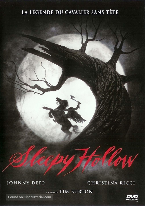 Sleepy Hollow - French DVD movie cover