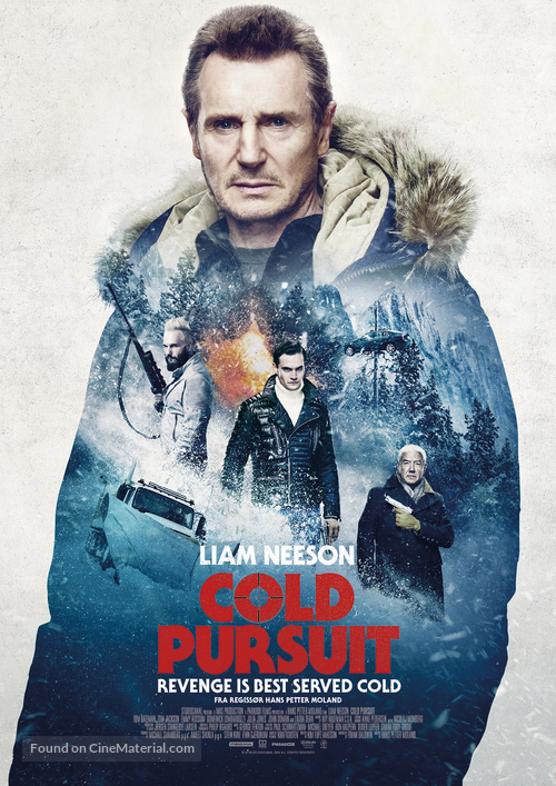 Cold Pursuit - Norwegian Movie Poster