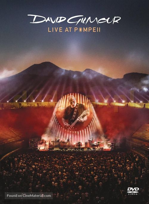 David Gilmour Live at Pompeii - British DVD movie cover