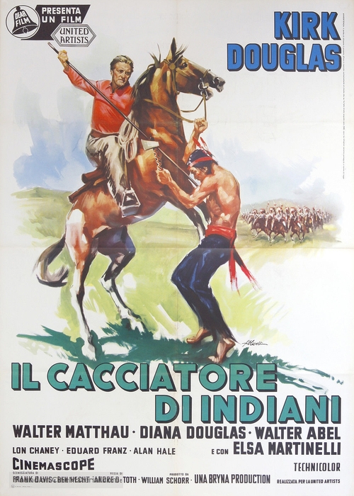 The Indian Fighter - Italian Movie Poster