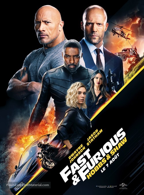 Fast &amp; Furious Presents: Hobbs &amp; Shaw - French Movie Poster