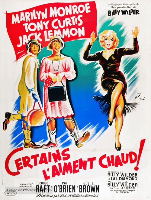 Some Like It Hot - French Movie Poster