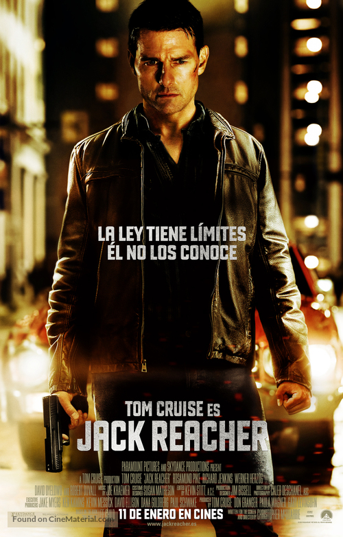 Jack Reacher - Spanish Movie Poster