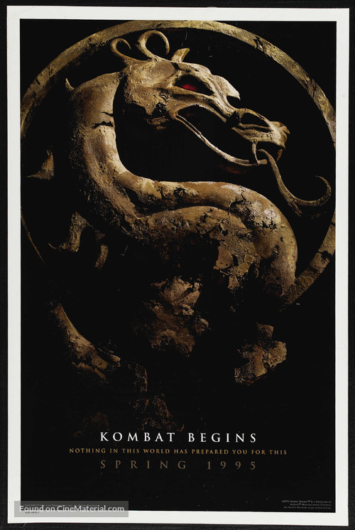 Mortal Kombat - Teaser movie poster