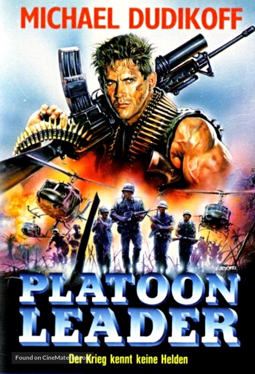 Platoon Leader - German DVD movie cover