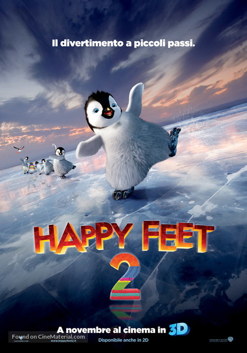 Happy Feet Two - Italian Movie Poster