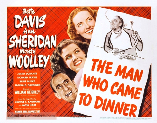 The Man Who Came to Dinner - Movie Poster