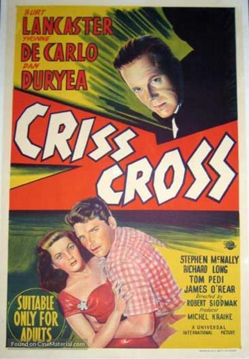Criss Cross - Australian Movie Poster