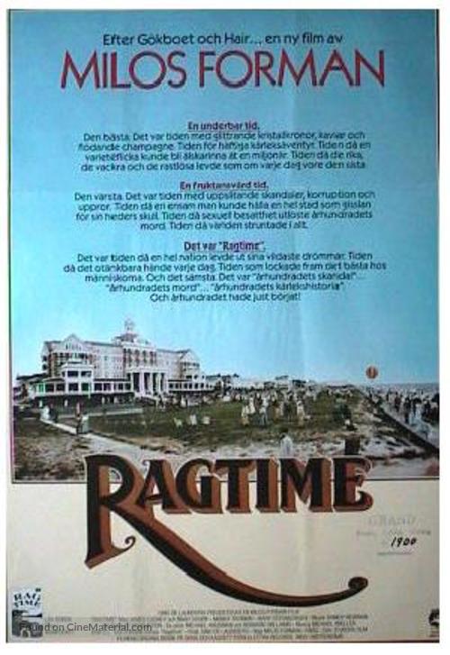 Ragtime - Swedish Movie Poster