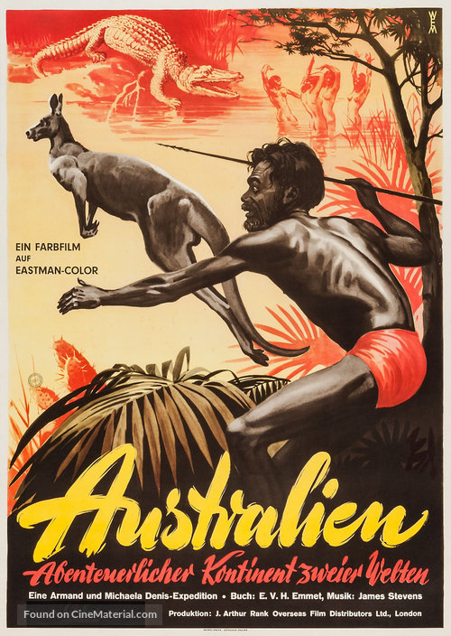 Under the Southern Cross - German Movie Poster