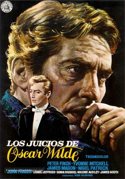 The Trials of Oscar Wilde - Spanish Movie Poster