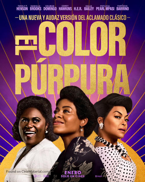 The Color Purple - Argentinian Movie Poster