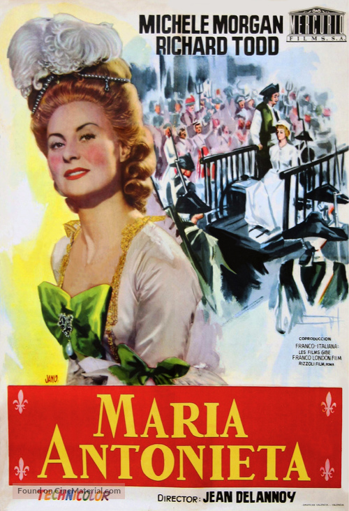 Marie-Antoinette reine de France - Spanish Movie Poster