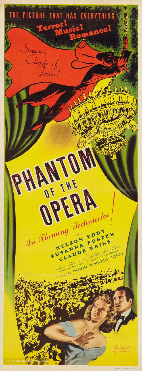 Phantom of the Opera - Re-release movie poster