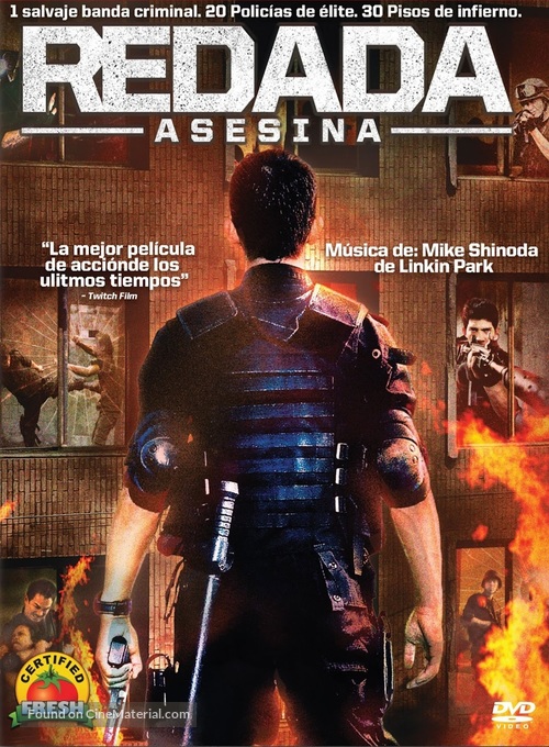 Serbuan maut - Spanish DVD movie cover