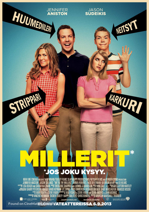 We&#039;re the Millers - Finnish Movie Poster