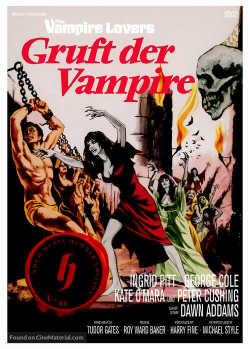 The Vampire Lovers - German DVD movie cover