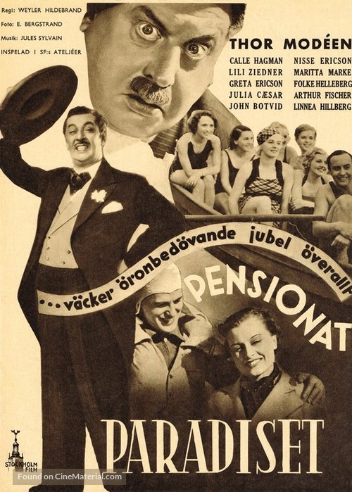 Pensionat Paradiset - Swedish Movie Poster