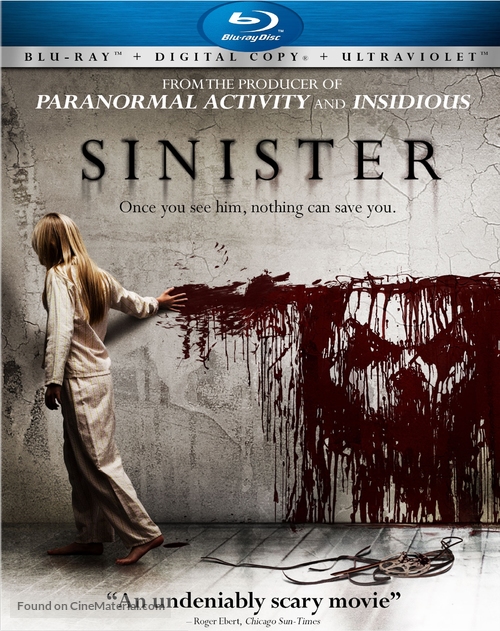 Sinister - Blu-Ray movie cover