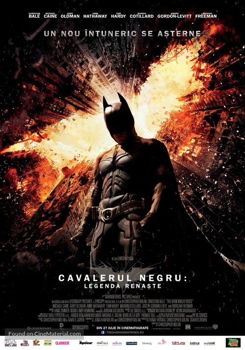 The Dark Knight Rises - Romanian Movie Poster