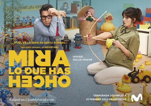 &quot;Mira lo que has hecho&quot; - Spanish Movie Poster