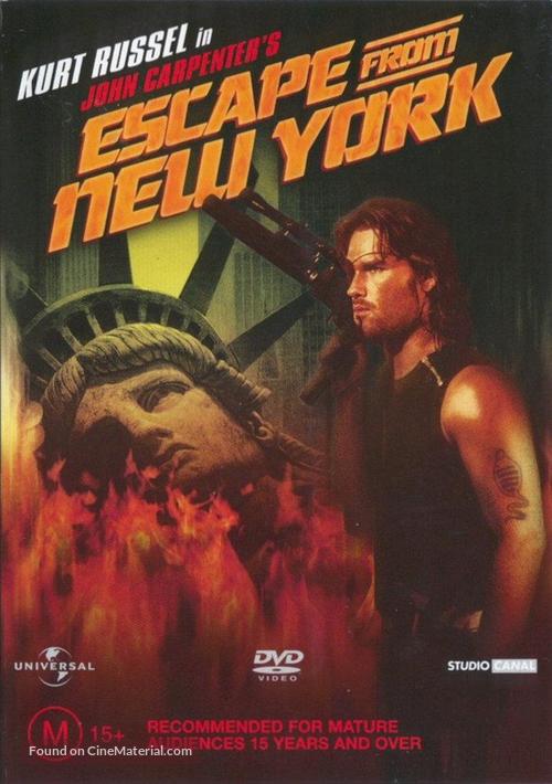 Escape From New York - Australian Movie Cover