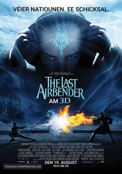 The Last Airbender - Luxembourg Movie Poster