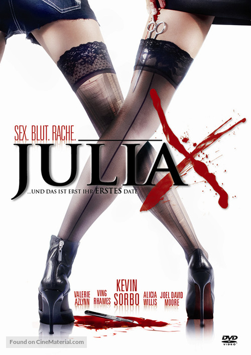 Julia X - German DVD movie cover