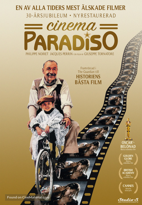 Nuovo cinema Paradiso - Swedish Movie Poster