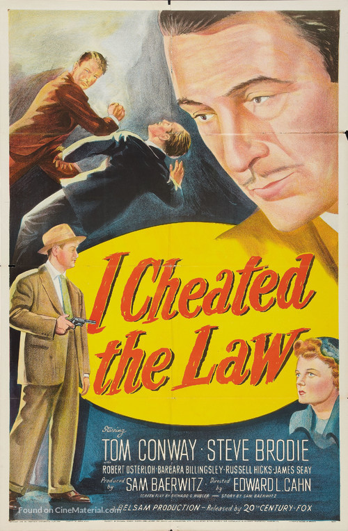 I Cheated the Law - Movie Poster