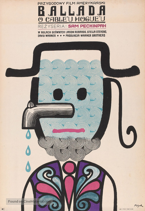 The Ballad of Cable Hogue - Polish Movie Poster
