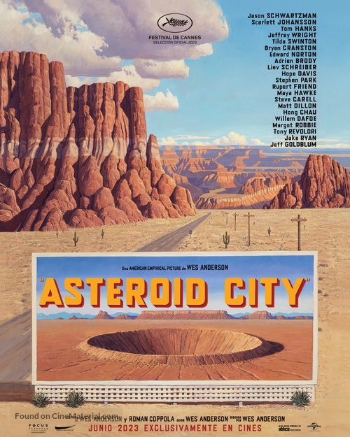 Asteroid City - Spanish Movie Poster