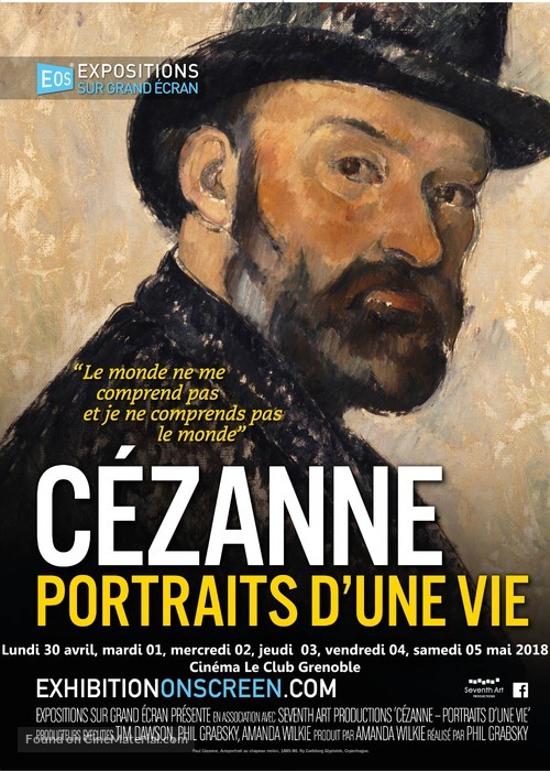 Exhibition on Screen: C&eacute;zanne - Portraits of a Life - French Movie Poster