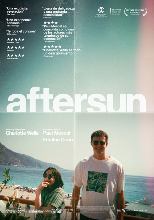 Aftersun - Spanish Movie Poster