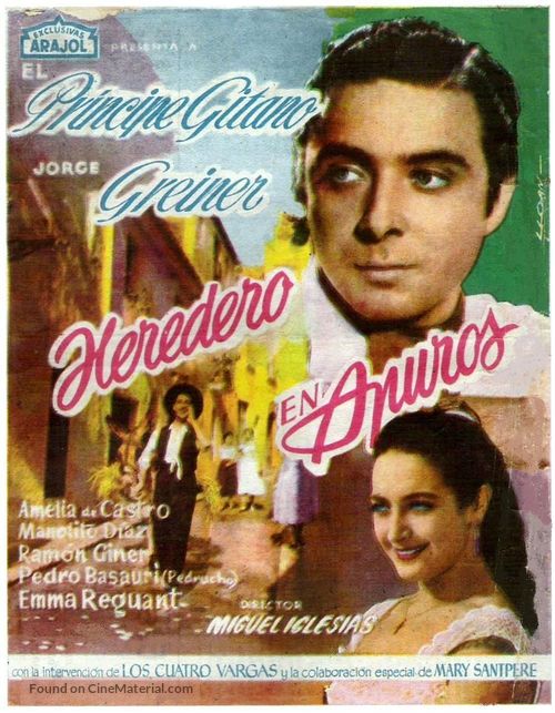 Heredero en apuros - Spanish Movie Poster