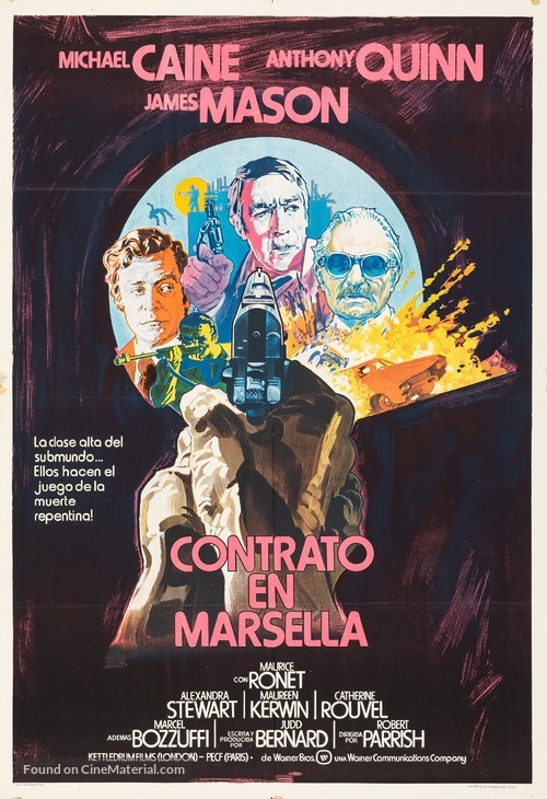 The Marseille Contract - Argentinian Movie Poster